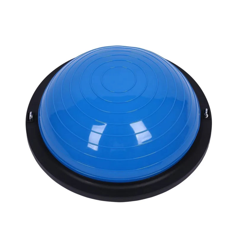 46 cm Halbierter Balanceball aus Verdicktem PVC Rutschfest und Explosionssicher für Yoga, Pilates und Fitnesstraining Kaufschwan® Blau