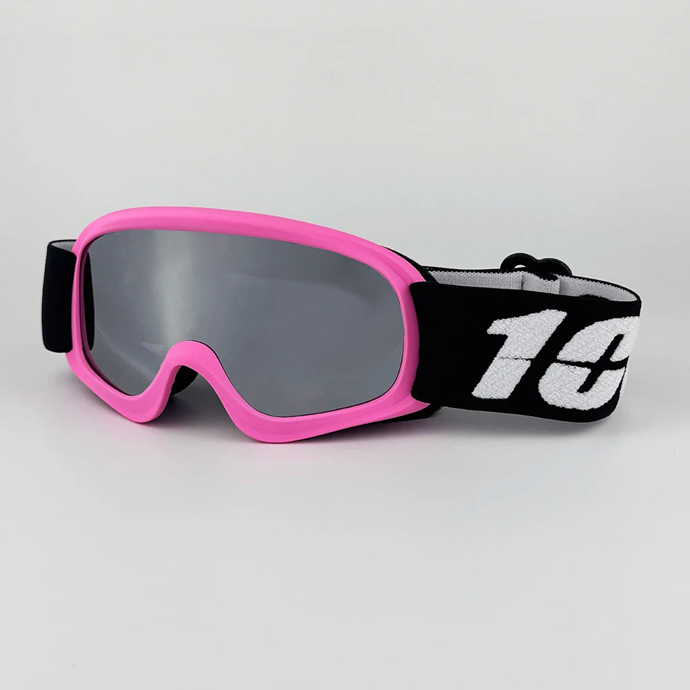 Kinder Skibrille – Anti-Beschlag Doppellinse & UV400 Schutz | Stoßfeste Schneebrille mit HD-Sicht für Skifahren & Snowboarden Kaufschwan® Rosa