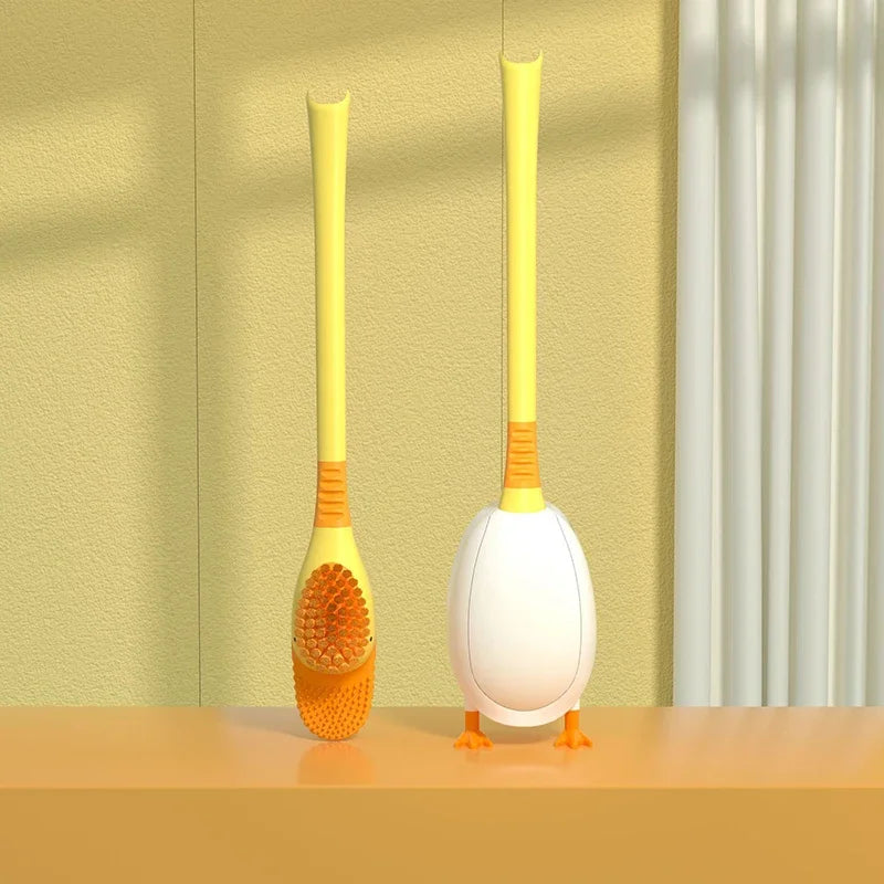 Toilettenbürste im Tauchenten-Design – Wandmontiert oder Stehend Kaufschwan® Gelb