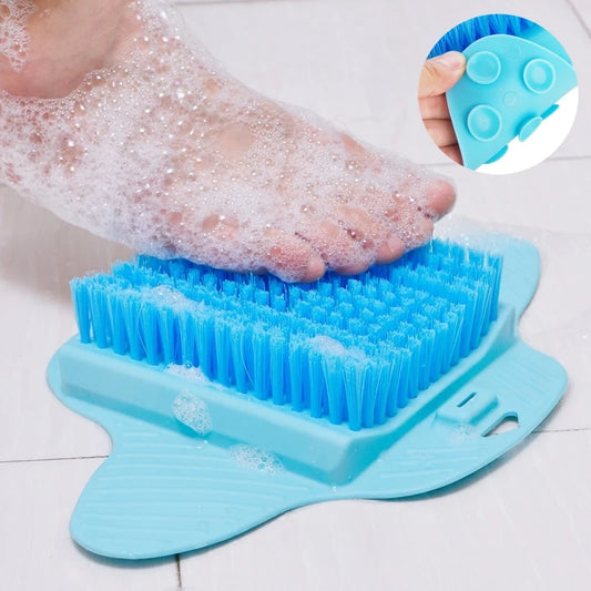 Silikon Fußbürste Massage Slipper – Dusch Fußreiniger mit Bimsstein & Saugnäpfen Kaufschwan®