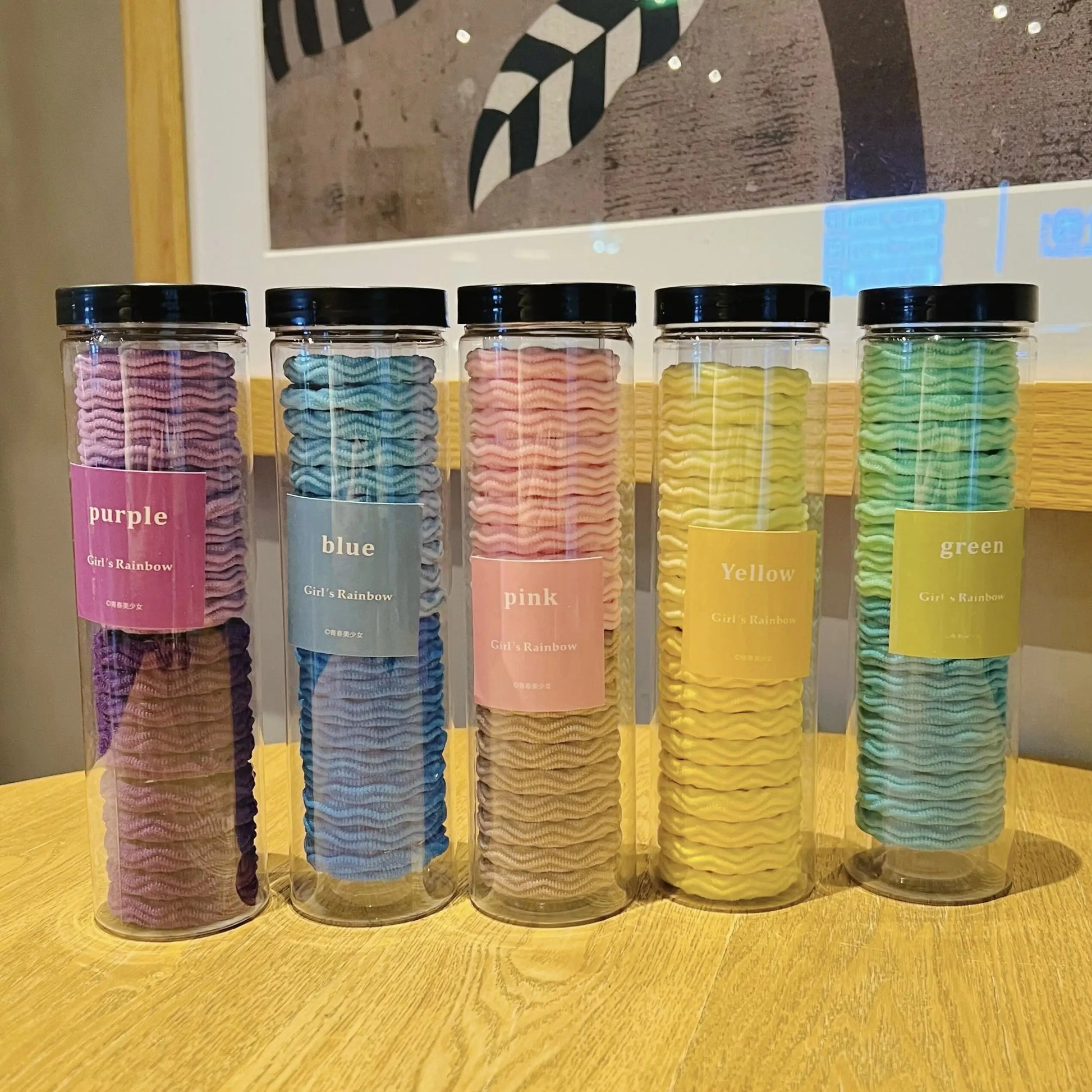 20 Stück Hoch-Elastische Haargummis | Modische Sport-Haarschlaufen | Ganzjahres-Pferdeschwanzhalter für Damen & Mädchen Kaufschwan®