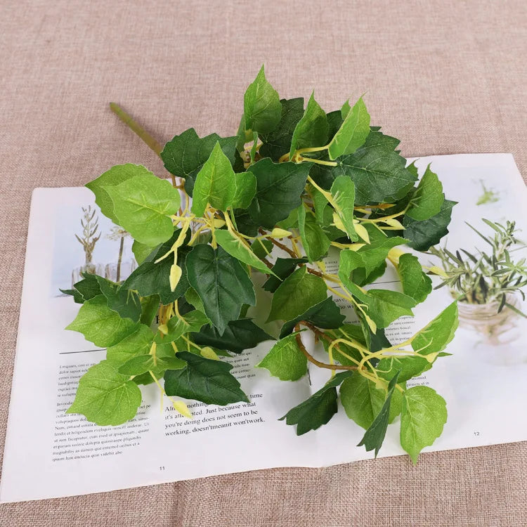 Kunststoff Künstliche Pflanzen für Wohndekoration – Künstliches Wandgras & Grünpflanzen für Garten, Dschungelparty & Innenraumgestaltung Kaufschwan® Design 4