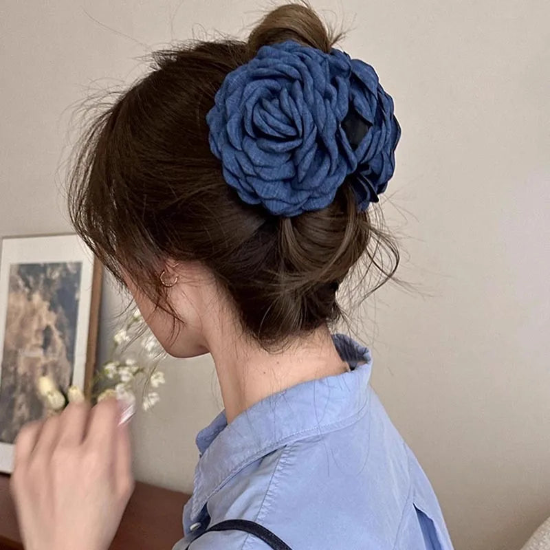 Stoff-Rosen-Haarklammern – Elegante Haaraccessoires für Damen & Mädchen Kaufschwan®
