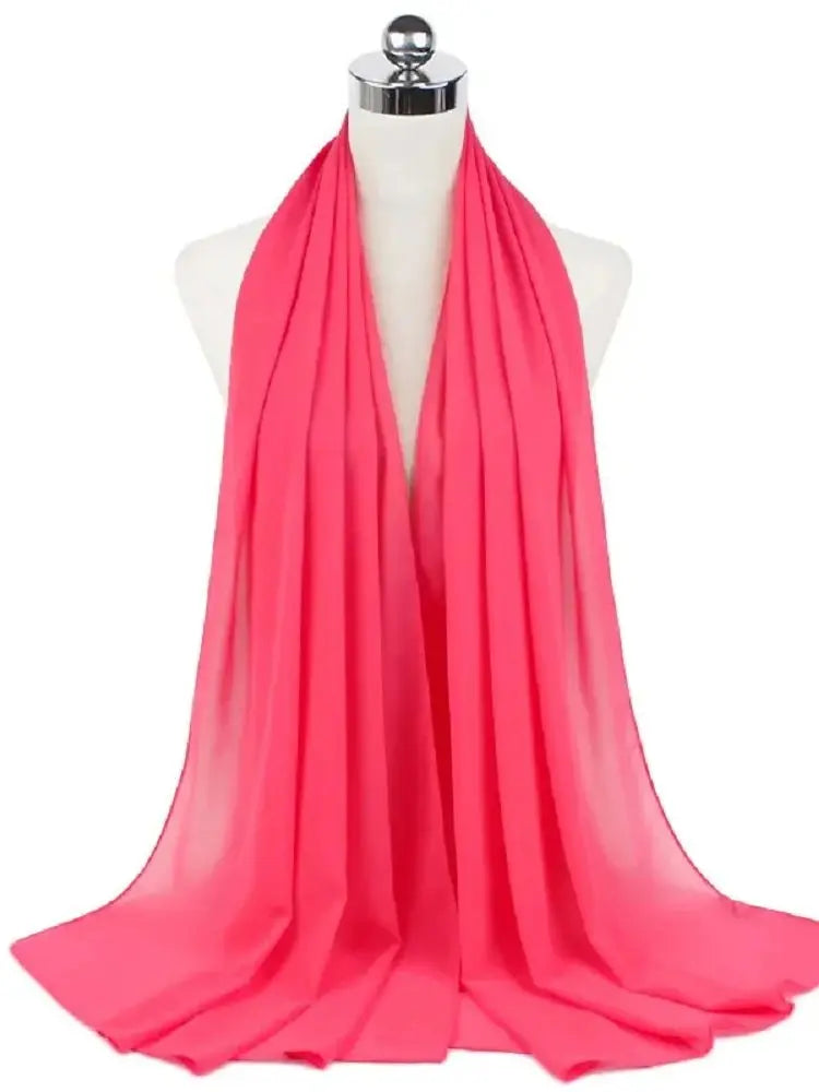 Damen Hijab aus Chiffon – Sofort Tragbares Kopftuch | Einfarbiger Instant Hijab Schal, Arabischer Wrap & Islamischer Schal