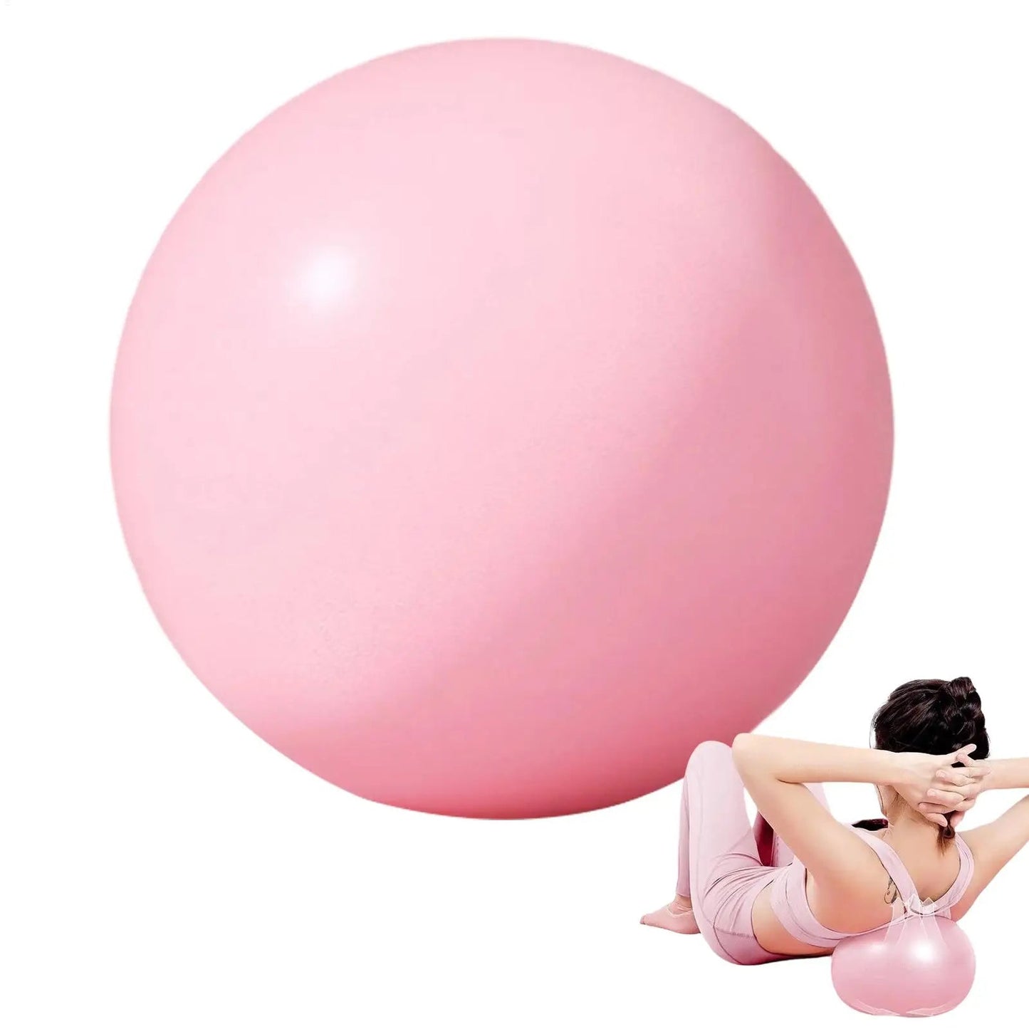 25 cm Mini Anti-Burst Yogaball für Pilates, Fitness, Heimtraining, Gleichgewichts- und Körperformungsübungen Kaufschwan®