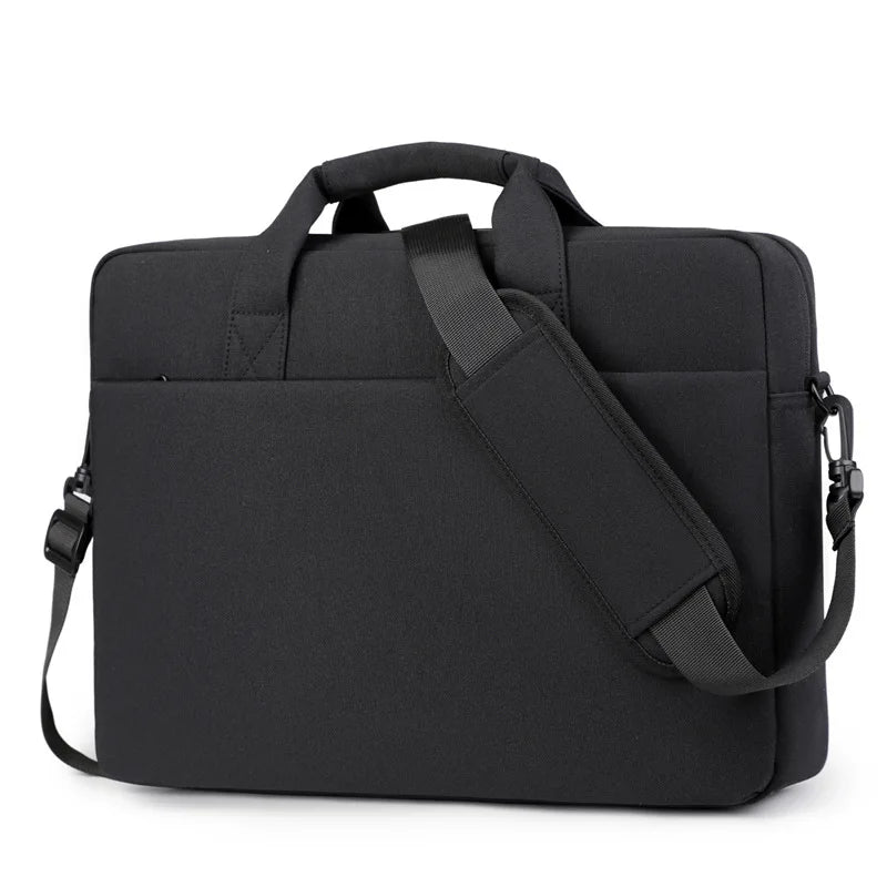 Laptop Schultertasche & Aktentasche – Schützende Notebook-Hülle als Handtasche für MacBook, Lenovo, Asus, Samsung, Dell & Laptops Kaufschwan® Schwarz 13-14 Zoll