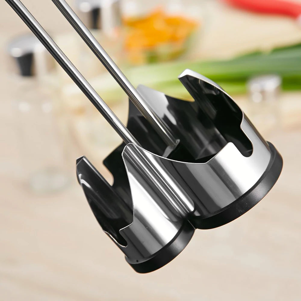 4-in-1 Gewürzflaschen Set mit Halter – Öl- & Essigspender, Salz- & Pfefferstreuer | Glas Cruet Set mit Ständer Kaufschwan®