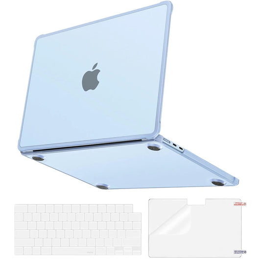 M5 Laptop Hülle für MacBook Air 13 – Schlanke Stoßfeste Hartschalen Schutzhülle Kaufschwan® Himmelblau Air 13.6 M5 A3449