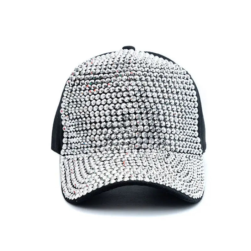 Damen Rhinestone Baseballkappe | Sommer & Herbst Sonnenhut für Damen | Koreanischer Stil Fashion Hip-Hop Reise Kappe Kaufschwan®