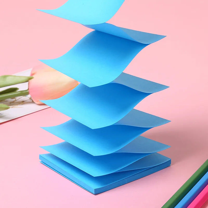 400 Seiten Sticky Notes – 8-Farbige Haftnotizen | Planer Sticker & Notizblöcke für Schule und Bürobedarf Kaufschwan®