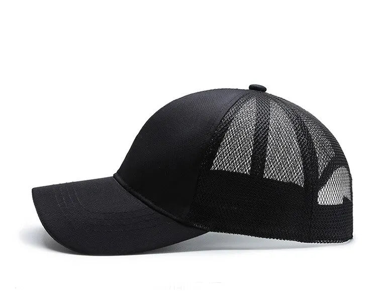 Outdoor Sport Baseballkappe | Herren Sommer Atmungsaktive Mesh-Schirmmütze | Koreanischer Stil Leichte Solide Farbe für Freizeit & Outdoor Kaufschwan®