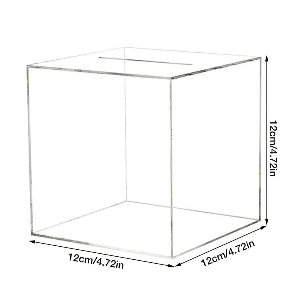 Transparente Acryl Spardose – Nicht Öffnendes Sparglas für Bargeld und Münzen Kaufschwan®