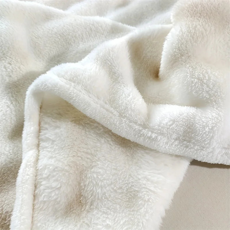 Luxuriöse Kunstkaninchenfell Decke – Weicher, dicker und warmer Überwurf für alle Jahreszeiten, vielseitig für Sofa, Schal, Reisen & Geschenk Kaufschwan®