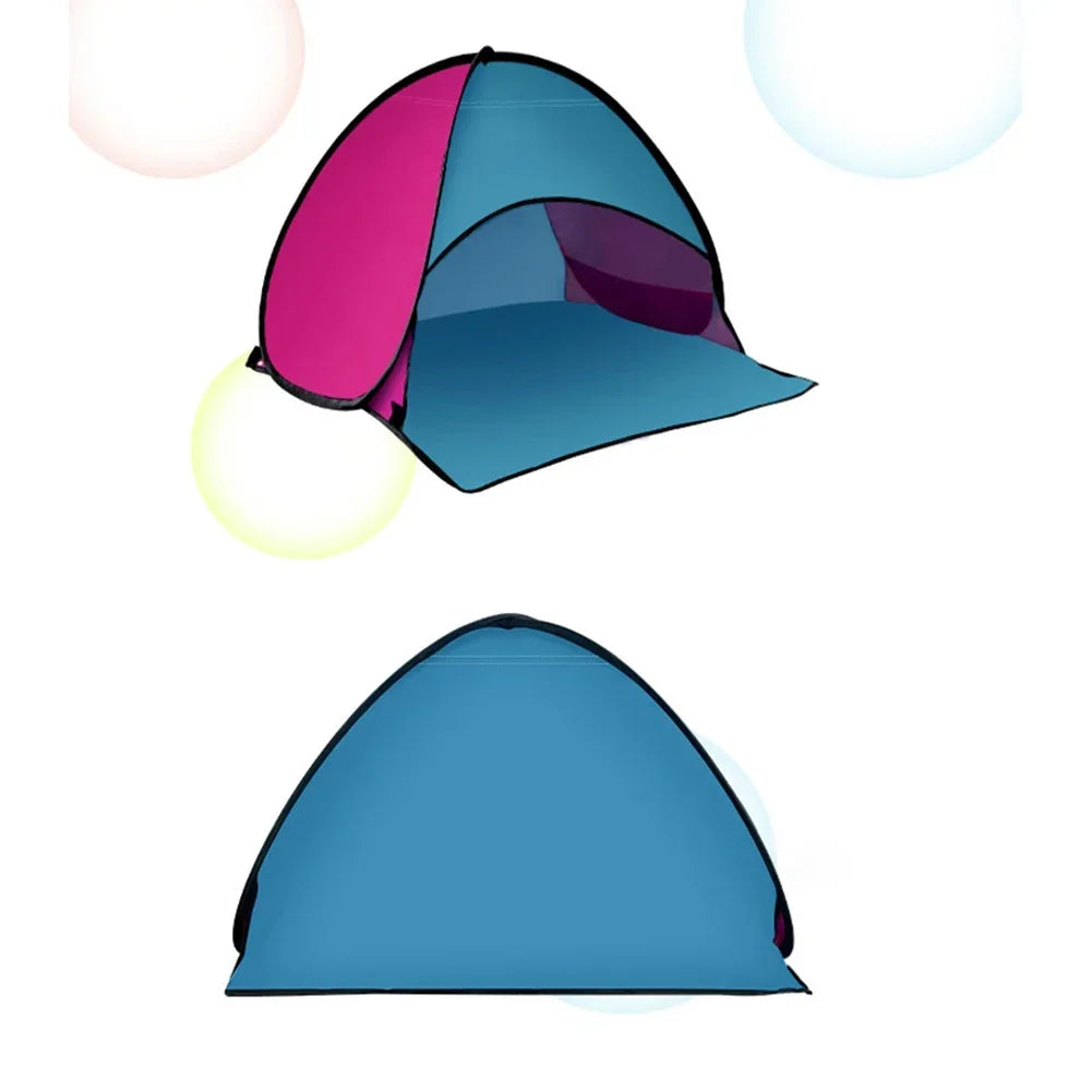 Tragbares Mini Sonnenschutz Zelt – Outdoor Kopfzelt Strand Sonnenschutz Wind- & Sandfest Pop-Up Sonnenblende Kaufschwan®