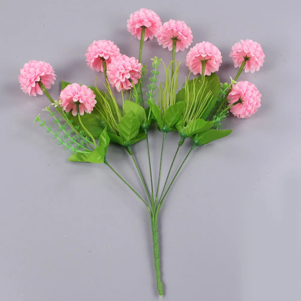 Mehrfarbige Künstliche Seidenhortensien – Kleiner Blumenstrauß für Hochzeit, Weihnachten, Party & DIY Wohnungsdekoration Kaufschwan®