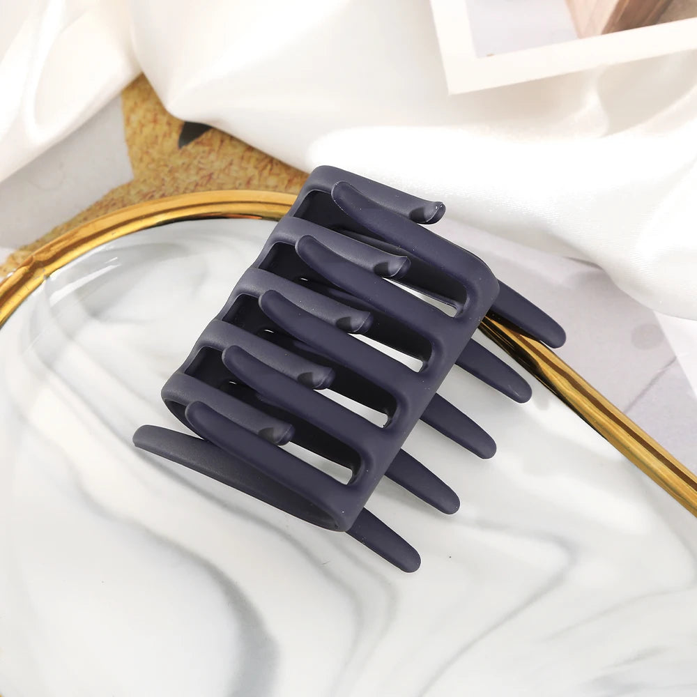 Doppelseitiger Frosted Haarkamm – Rutschfeste Zahnkamm-Haarklammer in Schwarz für Damen Kaufschwan® Abbildung 14