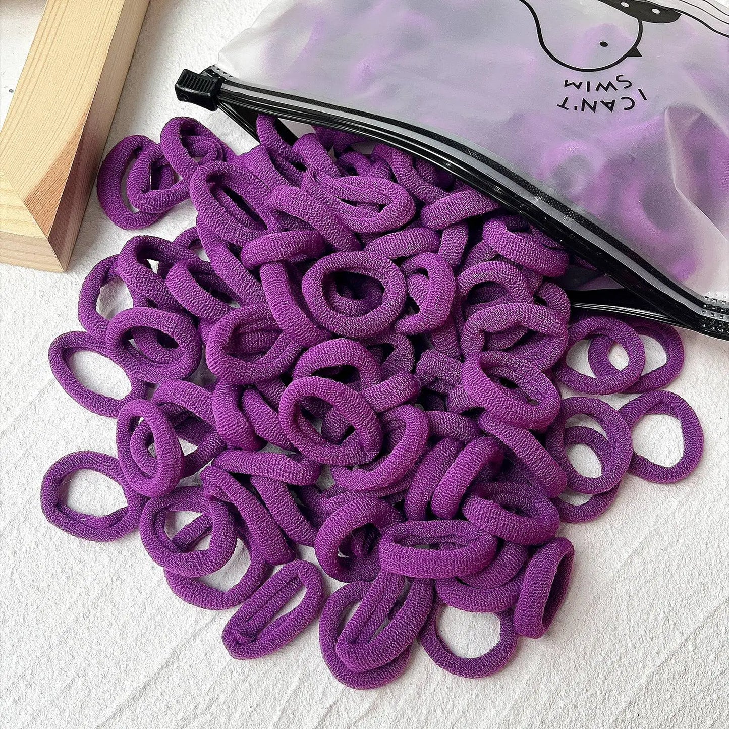 20/50 Stück Elastische Haargummis für Kinder | Bunte Süße Scrunchies & Haargummis für Mädchen & Babys | Weiche Haar-Accessoires
