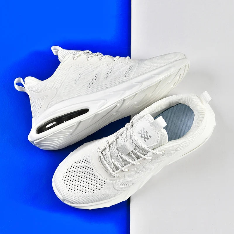 Herren Laufschuhe – Modische Trainingssneaker mit Dämpfung | Atmungsaktive Mesh Sportschuhe für Laufen, Gehen & Rennen Kaufschwan®