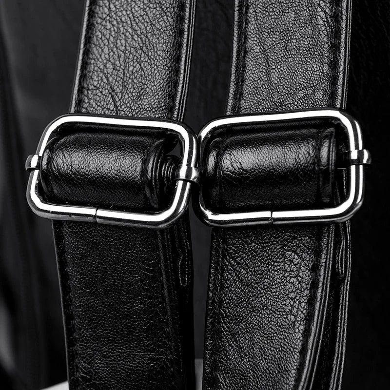 Leder Rucksack | Damen Vintage Schultertasche | Hochkapazitiver Reise- & Schulrucksack Kaufschwan®