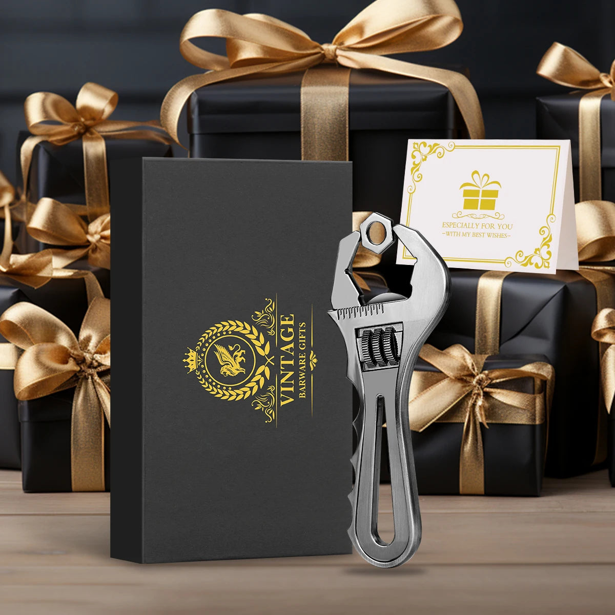 Schraubenschlüssel Flaschenöffner – Metall Werkzeug Design Geschenk für Ingenieure Kaufschwan®