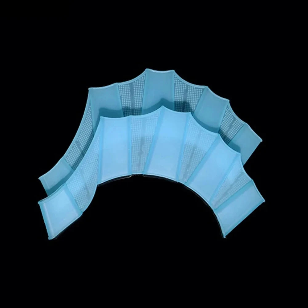 Silikon Schwimmflossen & Handschuhe | Schwimmtrainings-Ausrüstung für Herren, Damen & Kinder | Pool Sport Profi Finger-Paddel Kaufschwan®