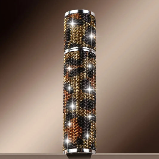 10ml Mini Perfume Refill Bottle Sub-Bottling Glitter Diamond Fine Mist Spray Refillable Cosmetic Containers Atomizer Travel Tool Kaufschwan® A-01