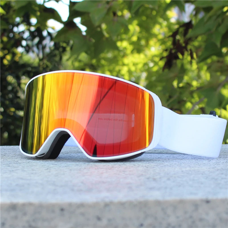 Doppelglas Anti-Beschlag & UV-Schutz | HD Schneebrille für Skifahren & Snowboarden, Unisex Kaufschwan®