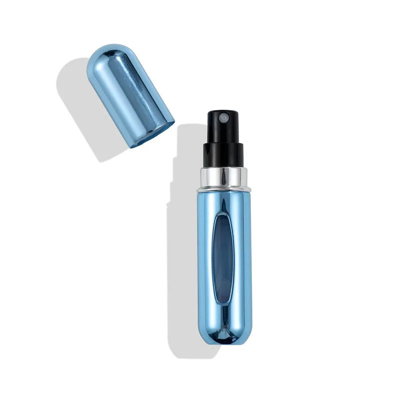 5ml Perfume Refill Bottle Portable Mini Refillable Spray Jar Scent Pump Empty Cosmetic Containers Atomizer for Travel Tool Hot Kaufschwan® Schwarz-Blau 5ml