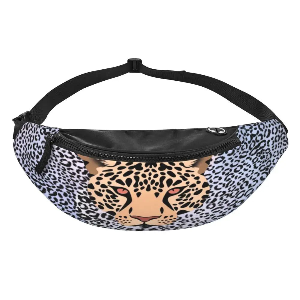 Leopardenmuster Gürteltasche – Unisex Hüfttasche | Cheetah Print Crossbody Bag für Laufen, Reisen & Handy Kaufschwan®