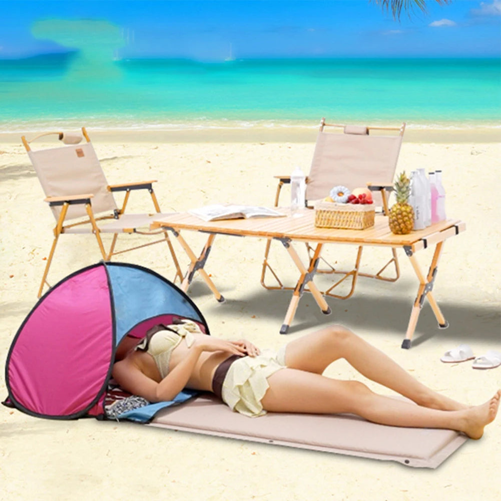 Tragbares Mini Sonnenschutz Zelt – Outdoor Kopfzelt Strand Sonnenschutz Wind- & Sandfest Pop-Up Sonnenblende Kaufschwan®