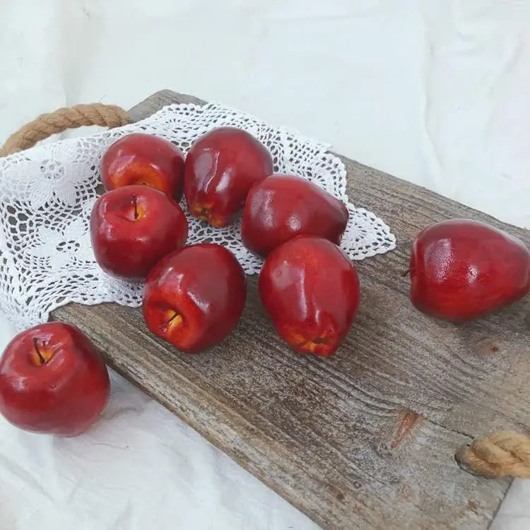 12 Stück Künstliche Grüne Äpfel – Plastik Simulationsfrüchte für Küche, Zuhause, Party & Fotografie Kaufschwan®