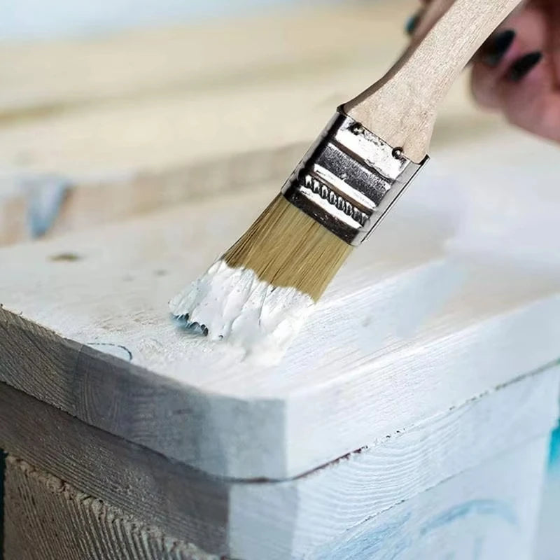 Schweineborsten Pinsel mit Holzgriff – Werkzeug für Malerei, Verputzen und Reinigung Kaufschwan®