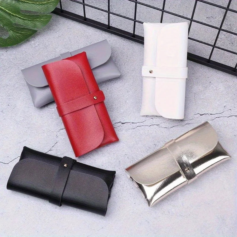 Faltbares Magnetisches PU Leder Brillenetui – Tragbare Brillentasche für Damen und Herren Kaufschwan®