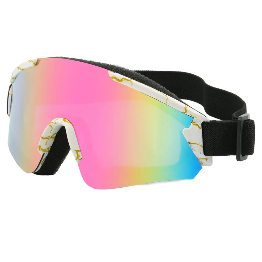 Anti-Beschlag Ski & Offroad Schutzbrille | Winddichte & Sandfeste Schneebrille für Winter Sport & Motorradfahren Kaufschwan® Design 1