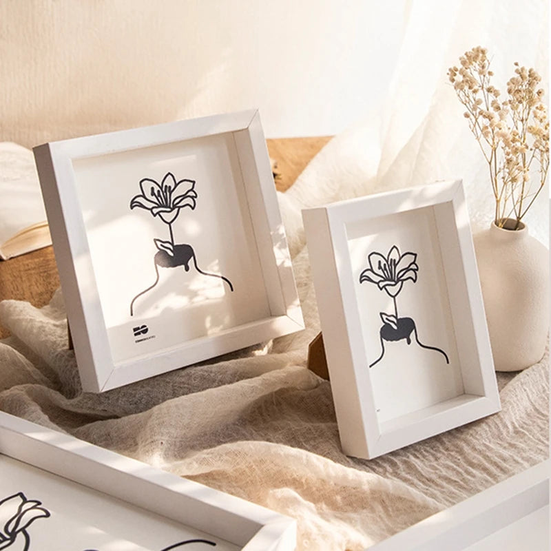 Holz Bilderrahmen – Wand- und Tischdisplay für Wohn- und Büro Dekoration Kaufschwan®