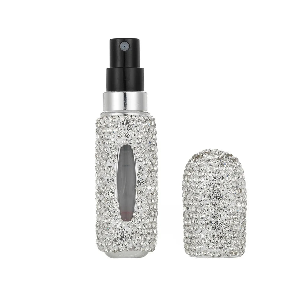 Bling Spray Bottle Rhinestone Perfume Travel Refillable Perfume Atomizer Bottle 5ml Portable Mini Perfume Spray Dispensers Gift Kaufschwan®