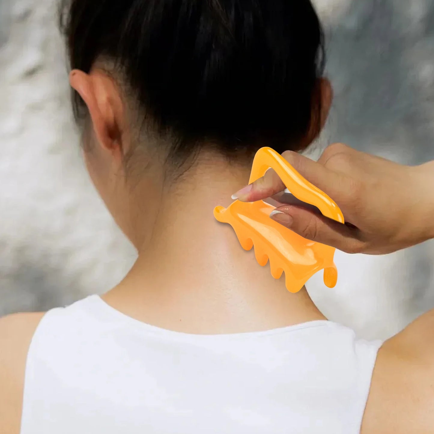 Handliches Massage-Werkzeug | Nacken-, Schulter- & Rücken-Massager aus Harz | Schleimbeutelentzündung & Stresslinderung für Büroangestellte & Sportler Kaufschwan®