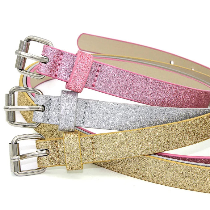 Glitzer Gürtel – Personalisierter Glänzender Damen Gürtel | Auffälliges Sommeraccessoire für Partys & Streetwear
