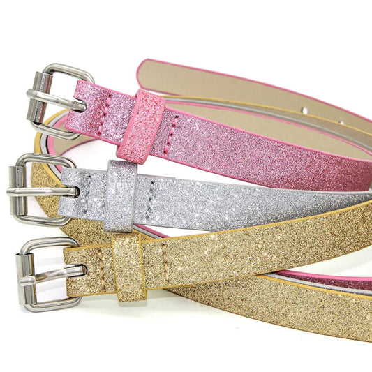 Glitzer Gürtel – Personalisierter Glänzender Damen Gürtel | Auffälliges Sommeraccessoire für Partys & Streetwear