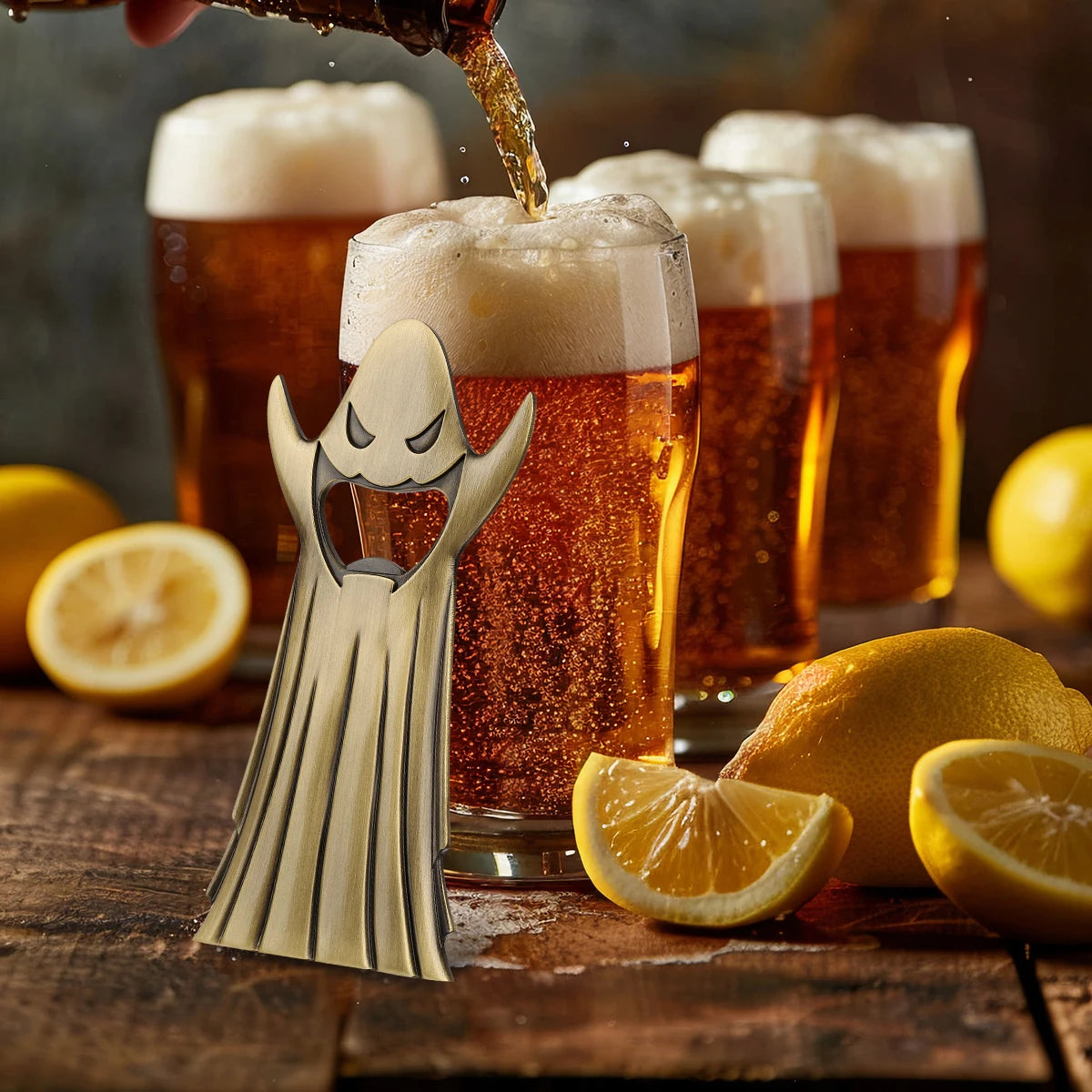 Geist Flaschenöffner – Halloween Metall Bar Werkzeug Geschenk Kaufschwan®