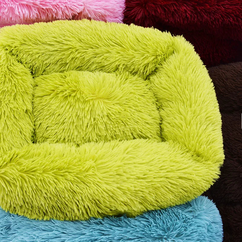 Plüsch Haustierbett Sofa – Flauschiges Kissenkorb Bett für Hunde & Katzen Kaufschwan®