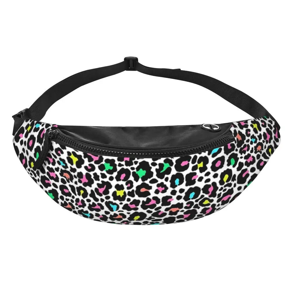 Leopardenmuster Gürteltasche – Unisex Hüfttasche | Cheetah Print Crossbody Bag für Laufen, Reisen & Handy