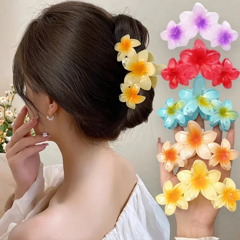 Blumen-Haarklammer – Retro Bunter Haar-Clip Kaufschwan®