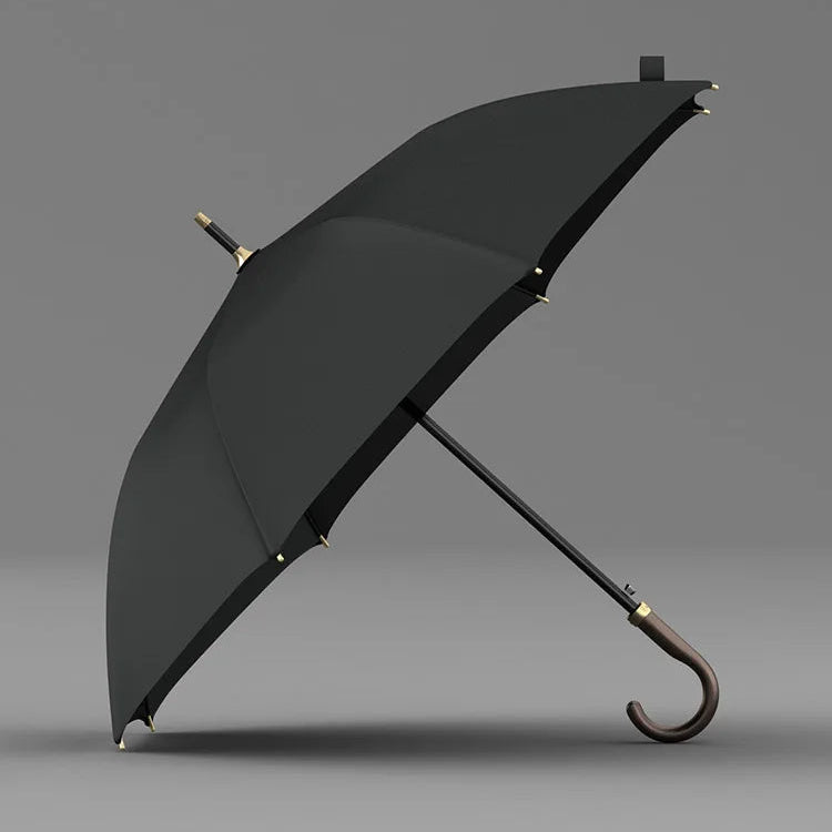 Winddichter Langgriff-Golfschirm – Luxus Business-Regenschirm für Herren & Damen, 8 Streben, 120cm Großschirm von