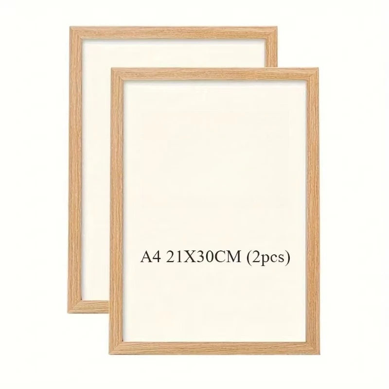 Vintage Holz Bilderrahmen Set – Wandmontage Galerie Rahmen für Wohnraum Dekoration