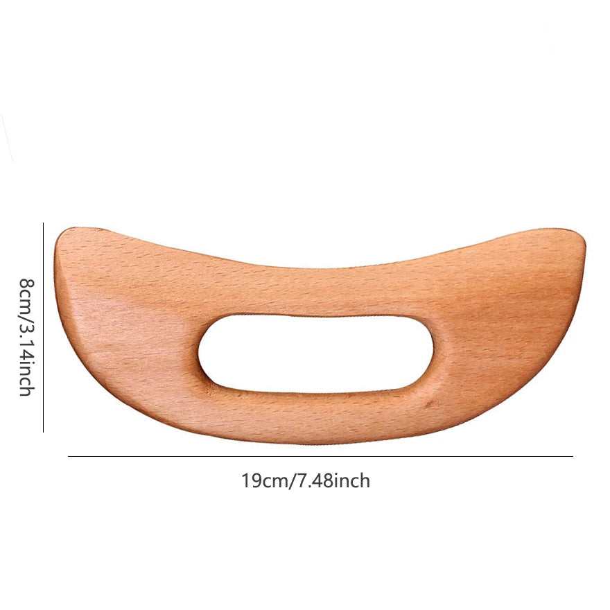 Holz Massage Werkzeug | Schabebrett für Schlankheits- & Körpermassage-Therapie | Gua Sha Schaber Kaufschwan®