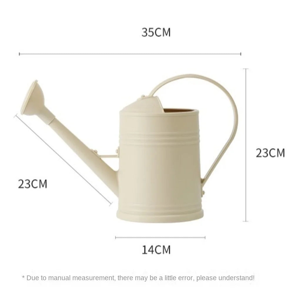 2L Watering Can Pot Plastic Garden Plants Flower Spray Water Kettle Long Mouth Large Capacity Watering Device Watering Tool Kaufschwan®