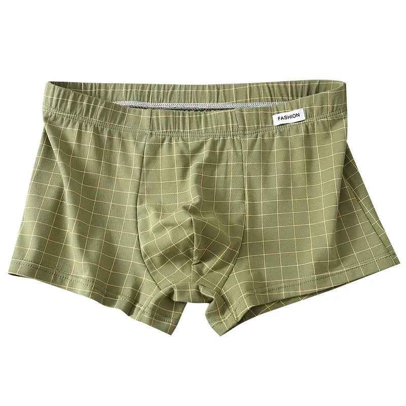 3er-Pack Herren Boxershorts aus Baumwolle | Atmungsaktive Kariert Boxershorts | Bequeme Unterwäsche | Größen M–3XL Kaufschwan®