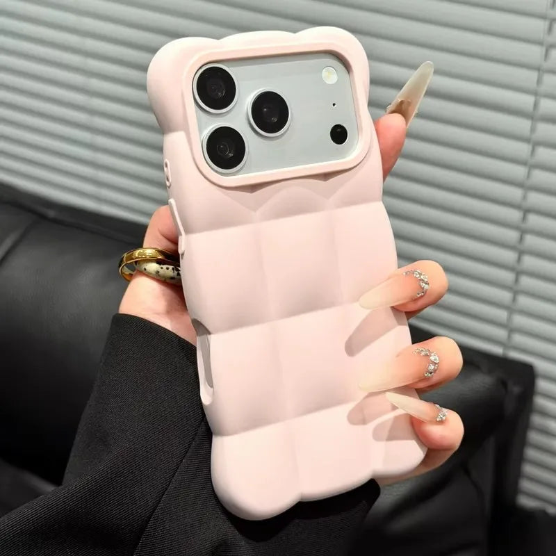 Weiche Silikonhülle in Wolkenform für iPhone 18 Pro & iPhone 18 Pro Max – Stoßfeste Schutzhülle in Bonbonfarben Kaufschwan® Rosa iPhone 18 Pro