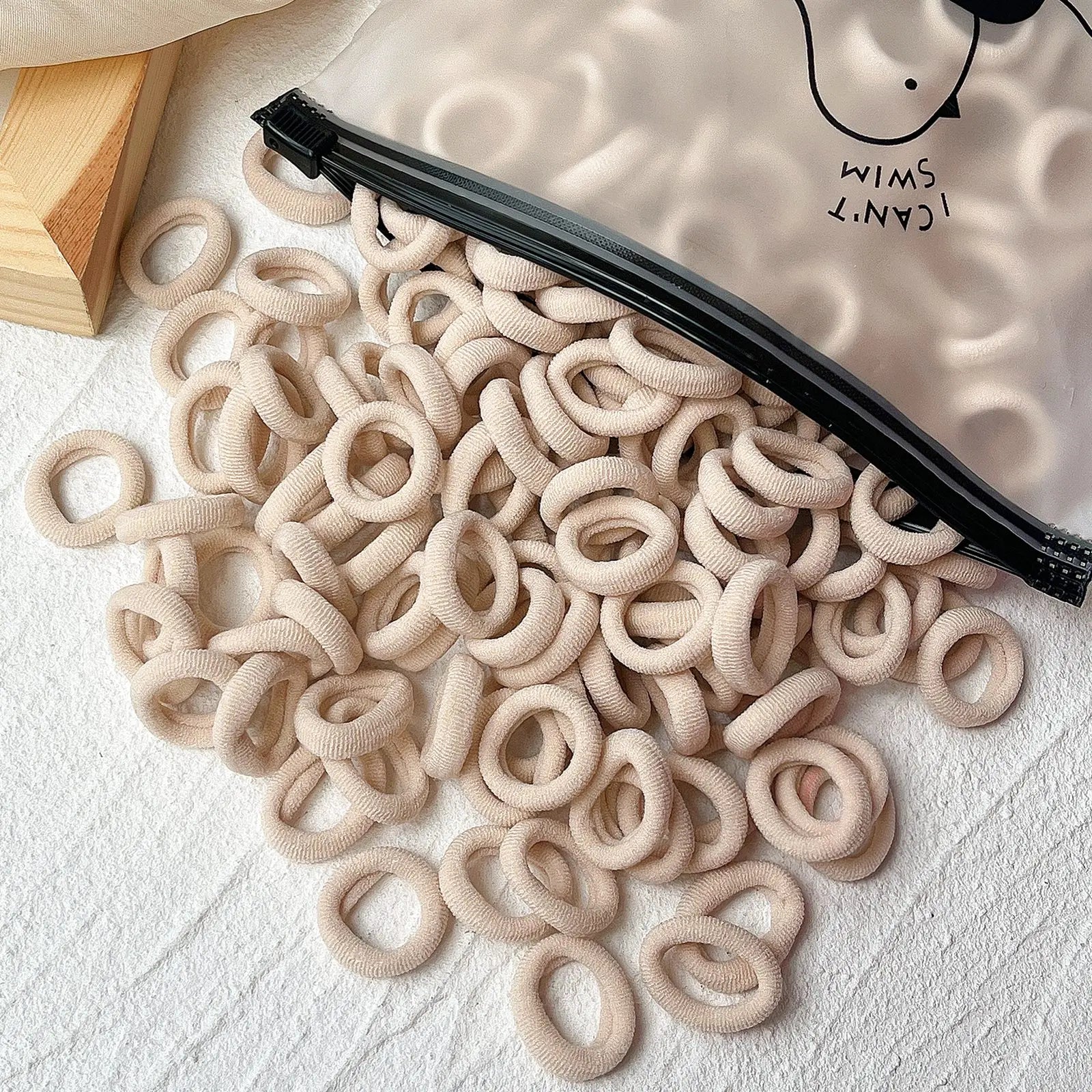 20/50 Stück Elastische Haargummis für Kinder | Bunte Süße Scrunchies & Haargummis für Mädchen & Babys | Weiche Haar-Accessoires Kaufschwan®